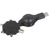 USB-A RETRACTABLE CABLE KIT 1.2M 