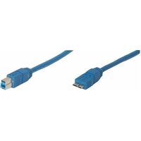 USB 3.0 B MALE TO USB 3.0 MICRO-B MALE 