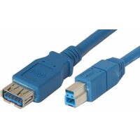 USB 3.0 A FEMALE TO USB 3.0 B MALE 