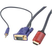 HDMI TO VGA AND AUDIO DECODER CABLE 