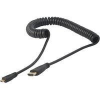 MICRO-HDMI “D” TO HDMI COILED CABLE 