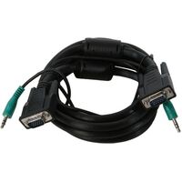 VGA CABLE MALE TO MALE WITH AUDIO 