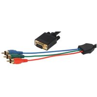 VGA TO RGB BREAK-OUT CABLE [3x RCA] 