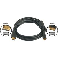 MINI-HDMI “C” TO HDMI “A” CABLE 