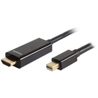 MINI-DISPLAYPORT TO HDMI LEAD BLACK 