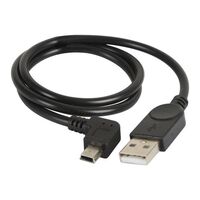 USB TO MINI-USB CABLE WITH ANGLED PLUG 