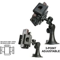 WINDSHIELD MOUNT - 3x AXIS 