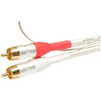 STEREO RCA AUDIO LEAD - WHITE PEARL 