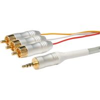 WHITE-PEARL QUAD A/V LEAD 