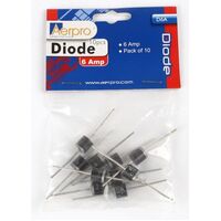 6AMP DIODES PK OF 10 