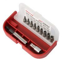 ¼” HEX TIP KIT - 11 PIECE 