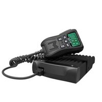 CRYSTAL MOBILE - 5W COMPACT IN CAR UHF CB RADIO WITH REMOTE MIC CONTROL AND DISPLAY - DB477D 