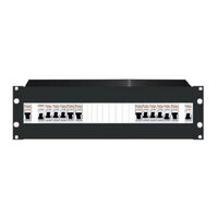 DIN RAIL DISTRIBUTION BOARD - 24 POLE 3U 