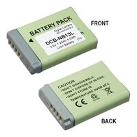 Li-Ion Replacement Battery | Capacity: 1250mAh | 3.6V | For Canon NB-13L