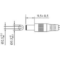 DC LEAD 2.5mm SHORT* 