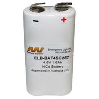 NiCd Emergency Lightning Battery | Capacity: 1600mAh | 4.8V | For Legrand Exit LED G2 Slide Connect