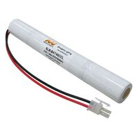 NiCd Emergency Lightning Battery | Capacity: 1600mAh | 4.8V | For Clevertronics Cleverfit ECFLED