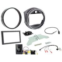 DOUBLE DIN INSTALL KIT TO SUIT MINI COOPER F55, F56 (GLOSS BLACK) 