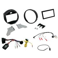 DOUBLE DIN INSTALL KIT TO SUIT MINI COOPER F55, F56 (GLOSS BLACK) 