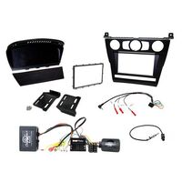 INSTALL KIT TO SUIT BMW 5 SERIES E60, E61 - AMPLIFIED (BLACK) 