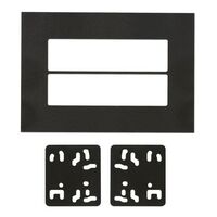 UNIVERSAL DOUBLE DIN ISO MOUNT PLATE 