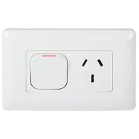 LARGE DOLLY WALL POWER OUTLET 10A 