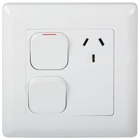 LARGE DOLLY 10A OUTLET + EXTRA SWITCH 