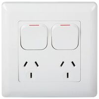 LARGE DOLLY WALL POWER OUTLET 10A 