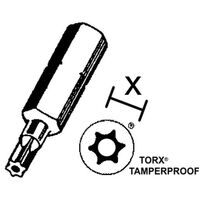 TORX TAMPER PROOF ¼ HEX TIPS 