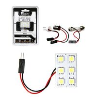 6 X SUPER SMD MULTIFIT INTERIOR LIGHT - WHITE 