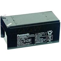 SLA Cyclic & Standby Battery Panasonic | Capacity: 3.4Ah | 12V | Terminal: Spade 4.75mm | To Replace Hitachi HP3-12, Yuasa NPH3.2-12 and more