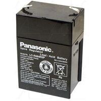 SLA Cyclic & Standby Battery Panasonic | Capacity: 4.5Ah | 6V | Terminal: Spade 4.75mm | To Replace Hitachi HP4-6, Yuasa NP4-6 and more