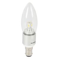 4W CANDLE SHAPE LED LIGHT BULBS - B15 BASE - CLA 