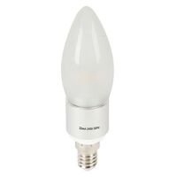 4W CANDLE SHAPE LED FROSTED LIGHT BULBS - E14 BASE - CLA 