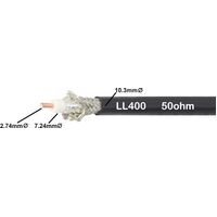 50Ω LL400 COAX 10mm LOW-LOSS 