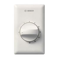 VOLUME CONTROL WALL PLATES 100V - BOSCH 