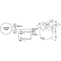 6H9L DUAL SPEED DUBBING MOTOR 