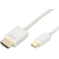 MINI-DISPLAYPORT TO HDMI LEAD WHITE 