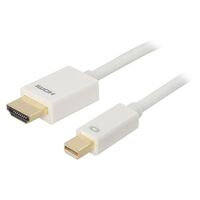 MINI-DISPLAYPORT TO HDMI LEAD WHITE 