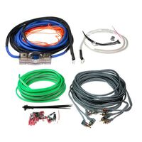 Maxcor 8AWG 4 channel amp install kit 