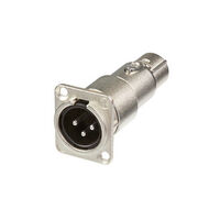 XLR MALE PANEL MOUNT FEEDTHROUGH 