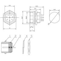 MICROPHONE PANEL MOUNT SOCKETS 