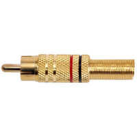 RCA PLUGS - GOLD PLATED 