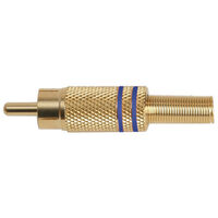 RCA PLUGS - GOLD PLATED 