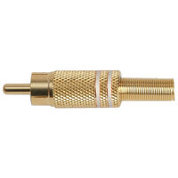 RCA PLUGS - GOLD PLATED 