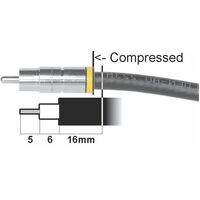 RCA COMPRESSION CONNECTOR RG59 