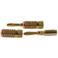 BANANA PLUG GOLD PLATED 8AWG 