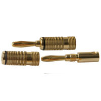 BANANA PLUG GOLD PLATED 8AWG 