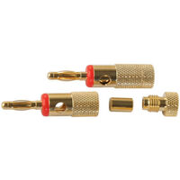 BANANA PLUG GOLD PLATED 6AWG 