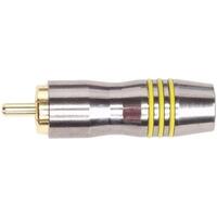 RCA PLUGS -  VIDEO & DIGITAL YELLOW 